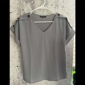 Shein Grey Top